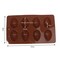 DIY 8 Eggs Shaped Easter Eggs Silicone Baking Mold Pastry Chocolate Pudding